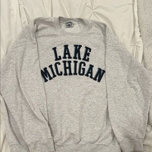 Gray Lake Michigan Sweatshirt